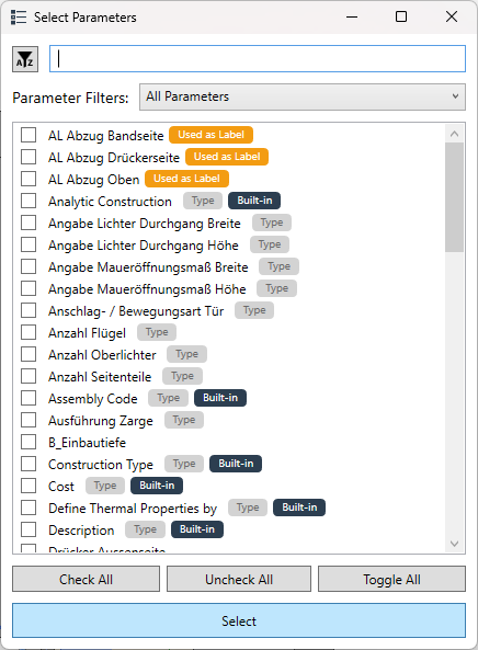 snipeparameterforfamilydoc